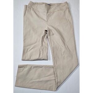 J.McLaughlin Pull-on Pants Womens 2 Sand Beige Stretch Slim Straight Leg